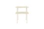 Miniatura Consola pequeña de hierro beige River Clipped