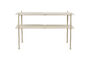 Miniature Console 100 cm in beige iron River Clipped