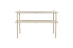 Miniatuur Console 100 cm van beige ijzer River 1