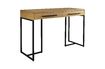 Miniature Console 120 cm en chêne et métal noir Class 19