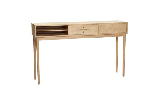 Console à tiroirs en bois beige Collect Détouré