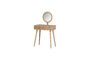 Miniature Console coiffeuse 125x70 cm pin naturel SOOF Détouré