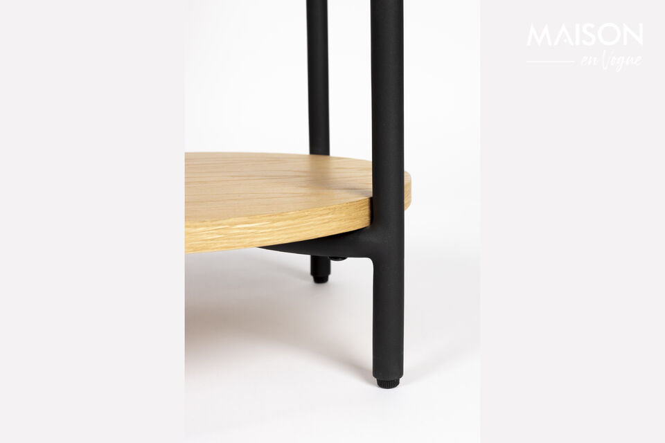 Console en bois brun Slides - 9