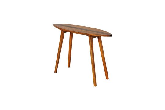 Console en bois foncé Surf