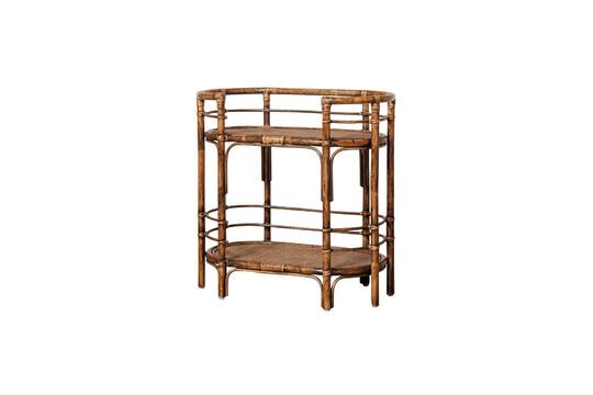 Console en rotin marron Veracruz