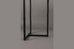 Miniature Console table 120 cm in oak and black metal Class 11