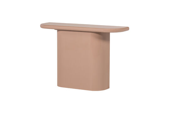Console table 120 cm light pink wood high gloss NOCTA Clipped