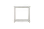 Miniature Console Table 60x60x30 cm in White MDF Bia Clipped