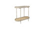 Miniatura Consolle Amaya in legno beige e rattan Foto ritagliata