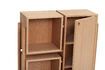 Miniatura Consolle impiallacciata in rovere chiaro Cube 6