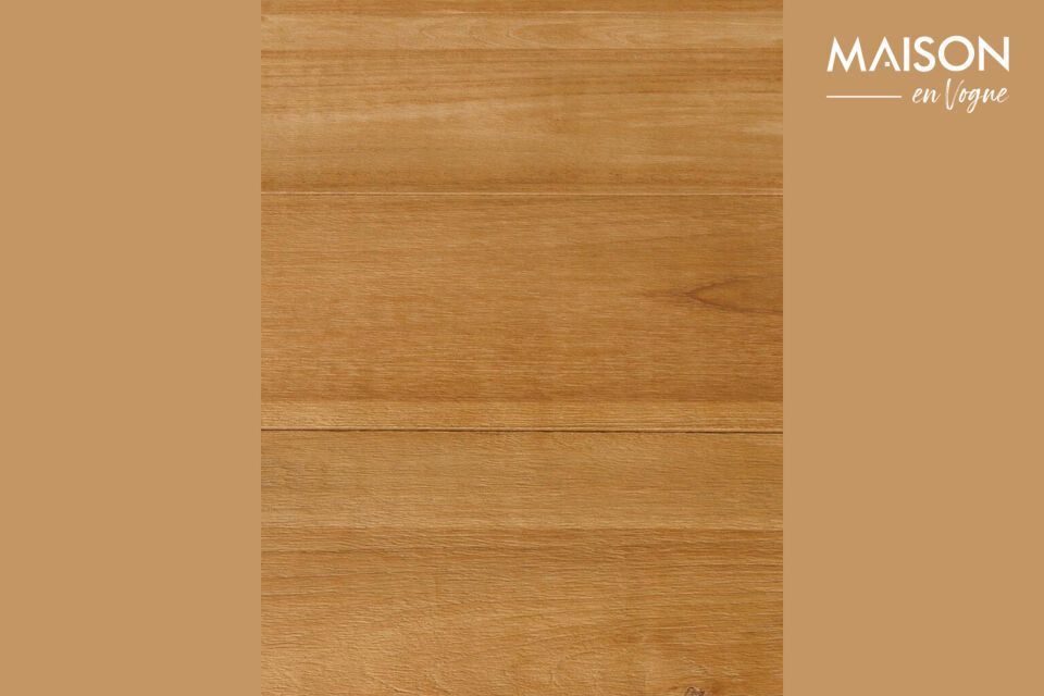 Discover timeless elegance and sturdiness with our beige teak table