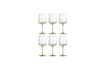 Miniatura Copas de vino set de 6 en vidrio multicolor Luciana 1