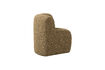 Miniature Corner Dining Bench Bouclé Yellow/Brown Mojo 6