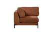 Miniature Corner Element 100x100 cm Rust Melange Chenille COUPLE 2