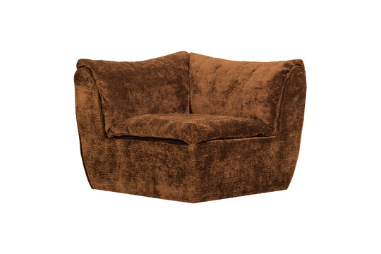 See the product profile corner element 96x96 cm 3D chenille mid brown BAGGY Corner element 96x96 cm 3D chenille mid brown BAGGY