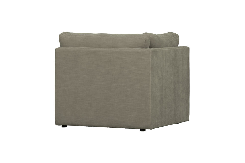 The Family elements are upholstered in a woven fabric with a washed look