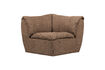 Miniature Corner Element 96x96 cm Woven Chenille Brown Baggy 1