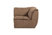Miniature Corner Element 96x96 cm Woven Chenille Brown Baggy 3