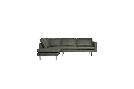 Corner sofa left 266x213 cm eco leather Army Rodeo Clipped