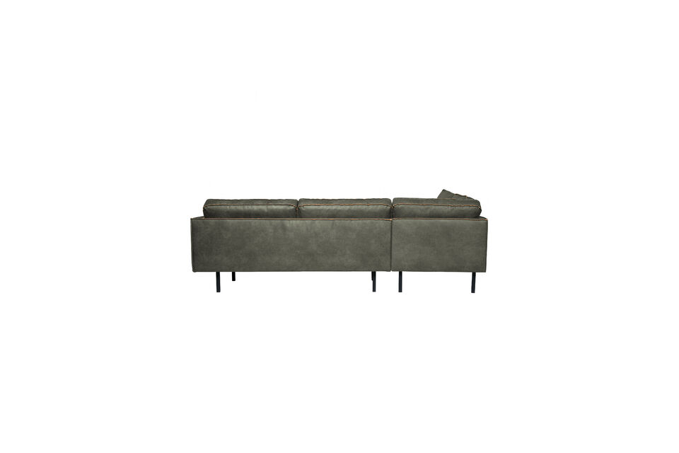 Modern and sturdy design Part of the famous Rodeo series Upholstered in leather look (70% leather /