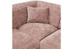 Miniature Corner Sofa Left Chenille Taupe/Pink CLOUD 5