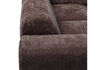 Miniature Corner sofa left chenille warm brown CLOUD 7