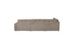 Miniature Corner sofa left rib fabric Mud SECOND DATE 3