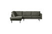 Miniature Corner sofa left structure velvet Frost RODEO 2