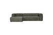 Miniature Corner sofa left structure velvet waterplant BEAN 2