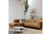 Miniature Corner sofa left velvet honey yellow STATEMENT 2