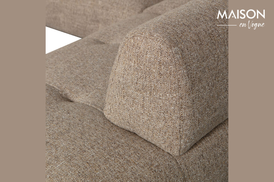 This Lloyd is upholstered in a coarsely woven fabric
