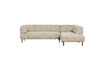 Miniature Corner sofa right coarse woven natural melange LLOYD 2