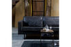 Miniature Corner sofa right eco leather black Rodeo 2