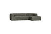 Miniature Corner sofa right structure velvet Waterplant Bean 1