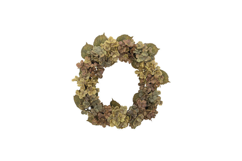 Corona de flores artificiales Ø61 cm rosa Hydrangea Bloomingville