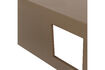 Miniaturansicht Couchtisch 88x88 cm MDF Hochglanz Sand Modern 4