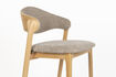Miniature Counter stool in beige beech wood Babington 8