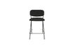Miniature Counter stool in black bouclé Jolien 3