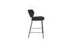 Miniature Counter stool in black bouclé Jolien 4