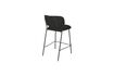 Miniature Counter stool in black bouclé Jolien 5