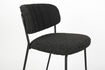 Miniature Counter stool in black bouclé Jolien 8