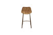 Miniature Counter stool in cognac polyester Franky 5