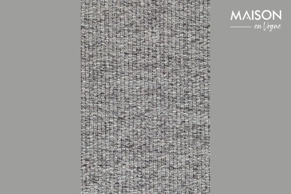 Opt for modular comfort with the Spike chair, in gray fabric.
