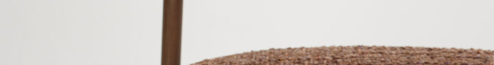 Material Details Counter stool in terra fabric Claes