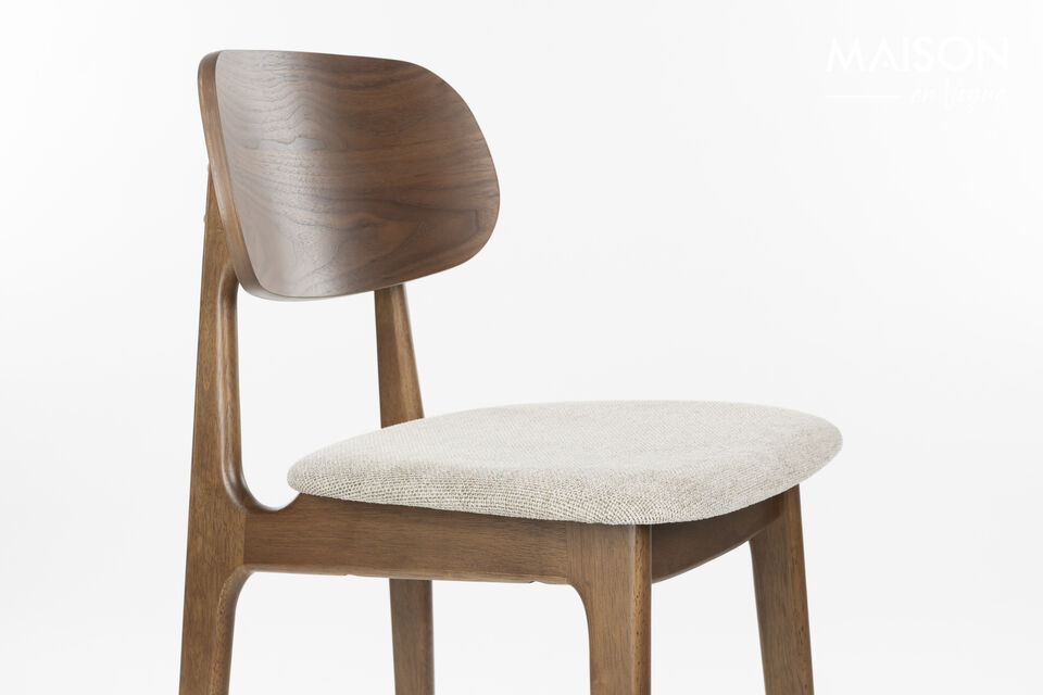 Counterstuhl aus Holz und Beige Marais - 6