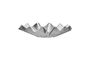Miniature Coupelle Ø35 cm en fer argenté HDFlood Détouré