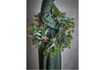 Miniature Couronne D60 cm verte en fleurs artificielles Pine 3