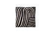 Miniature Coussin 50x50 cm Coton et Lin Sable et Noir HDSky 1