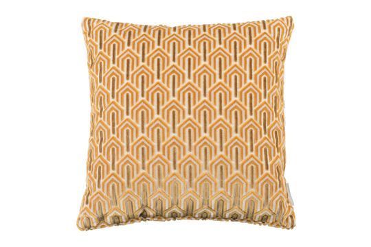 Coussin Beverly Jaune Détouré