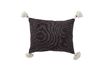 Miniature Coussin brun en coton Bali 4